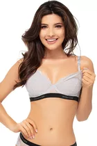Biustonosz do karmienia Mama Fancy Soft Light Grey