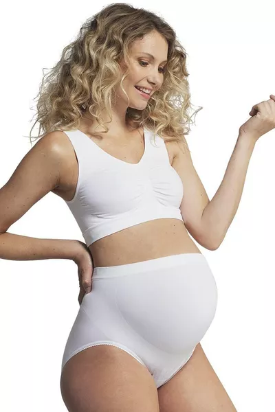 Figi dla kobiet w ciąży Carriwell Light Support Panties White