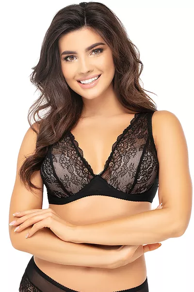 Biustonosz do karmienia Mama Charmy Soft Black