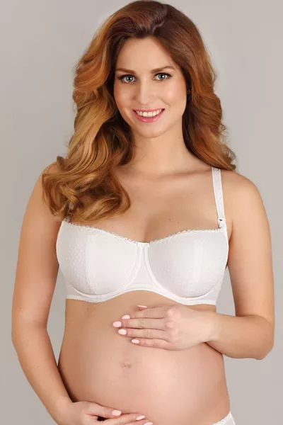 Biustonosz do karmienia 1381 soft white