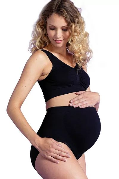 Figi dla kobiet w ciąży Carriwell Light Support Panties Black