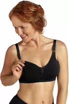 Biustonosz do karmienia Seamless Nursing Black