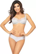 Biustonosz do karmienia Mama Glamour Semi Padded Grey