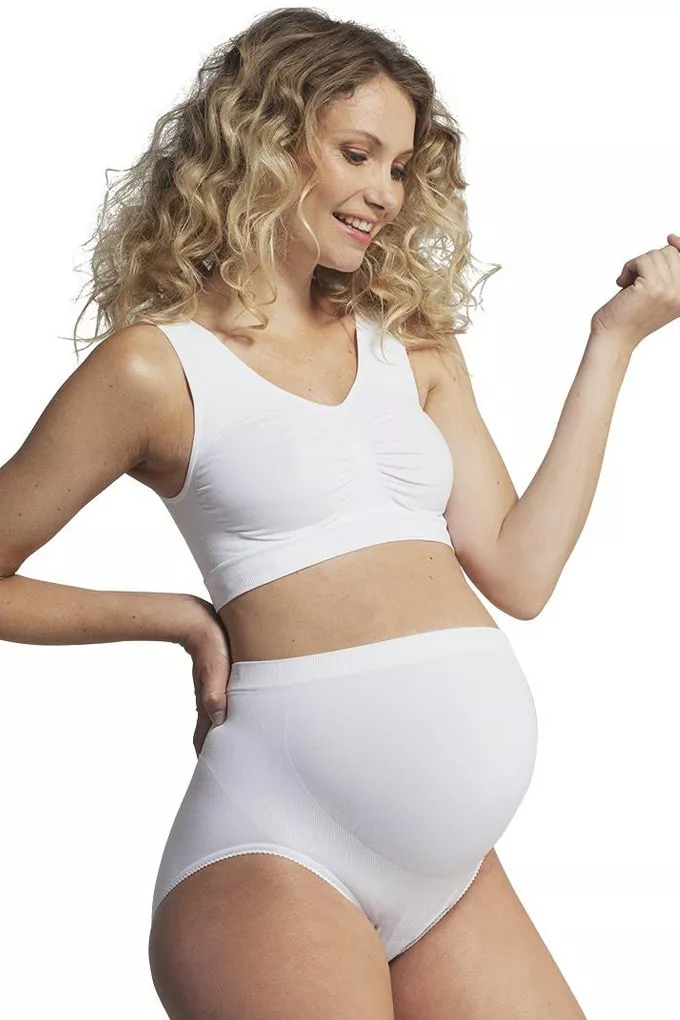Figi dla kobiet w ciąży Carriwell Light Support Panties White