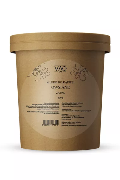 VAO LAB Mleko do kąpieli Owsiane - Zapas 200g