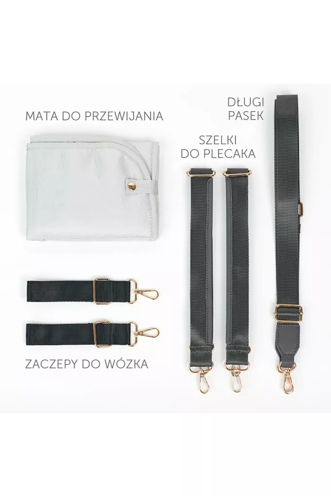 Luna Dark Gray Joissy akcesoria w komplecie