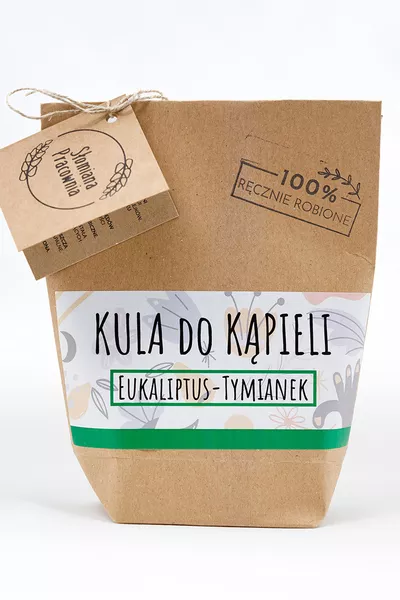 Słomiana Pracownia Kula do kąpieli Eukaliptus-Tymianek