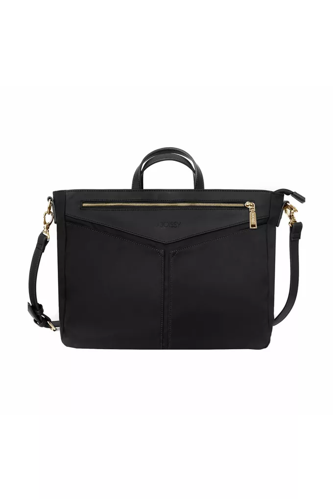 Elen Black czarny organizer do wózka Joissy - z przodu