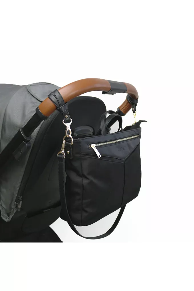 Elen Black czarny organizer do wózka Joissy - na wózku
