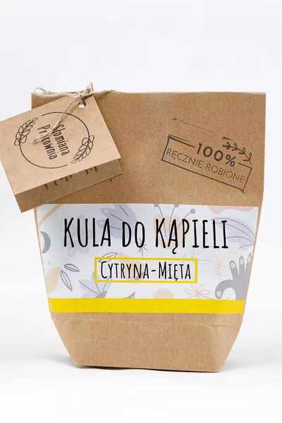 Słomiana Pracownia Kula do kąpieli Cytryna-Mięta