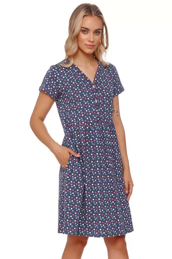 Koszula do karmienia, ciążowa Doctor Nap TCB.9930 - Rozmiar: S, Kolor: dots