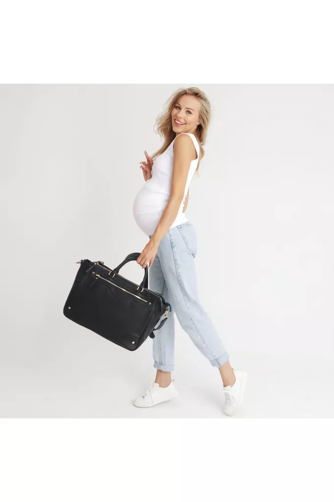 Carla Black czarna torba dla mamy Joissy