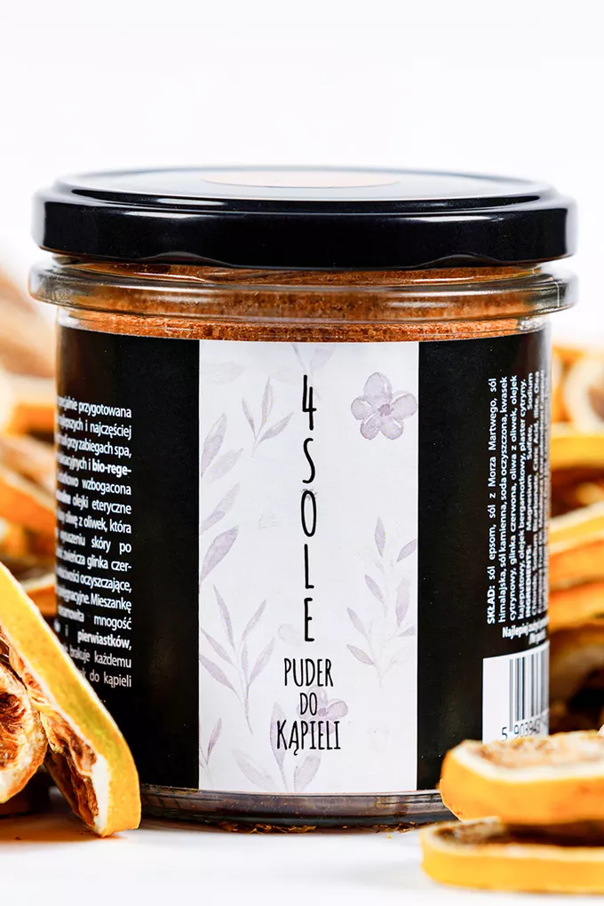 Słomiana Pracownia 4SOLE Puder do kąpieli 300g