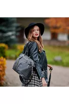 Luna Dark Gray Joissy używana jako torba dla mamy