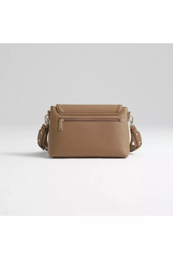 Torebka crossbody Midi Almond 2w1 z tyłu