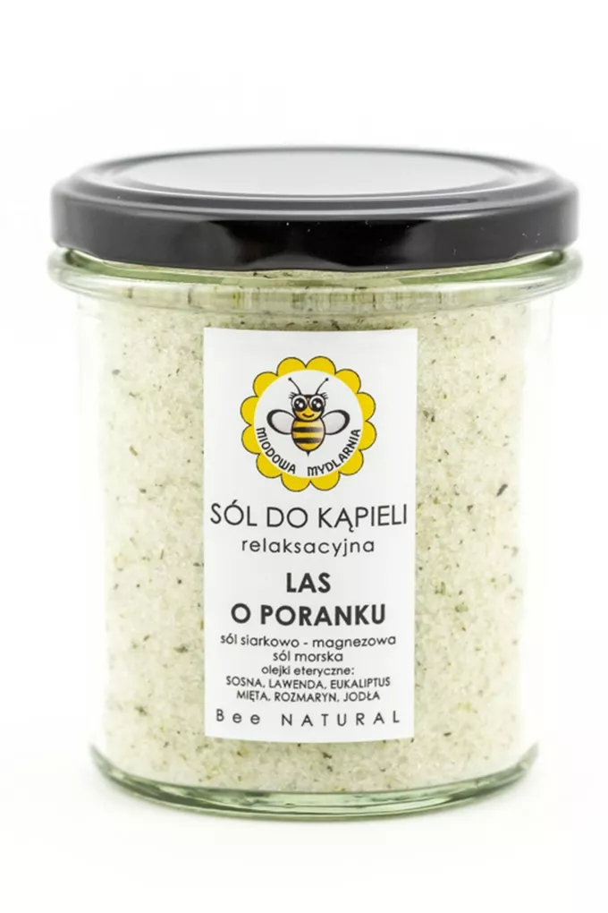 Miodowa Mydlarnia Sól do kąpieli Las o poranku