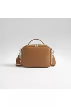 Torebka crossbody Vera Caramel 2w1 od Joissy z tyłu