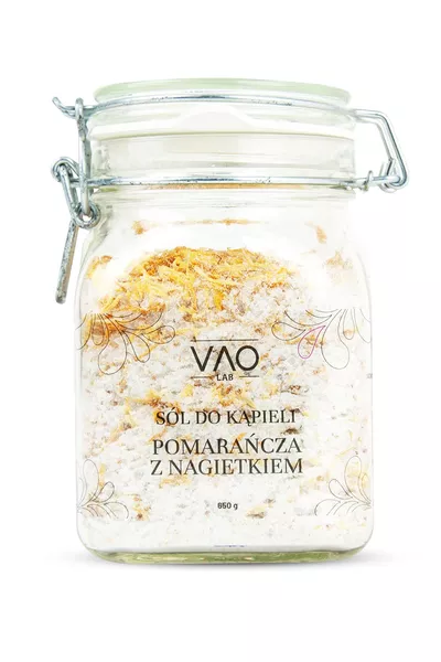 VAO LAB Sól do kąpieli Pomarańcza z Nagietkiem 650g
