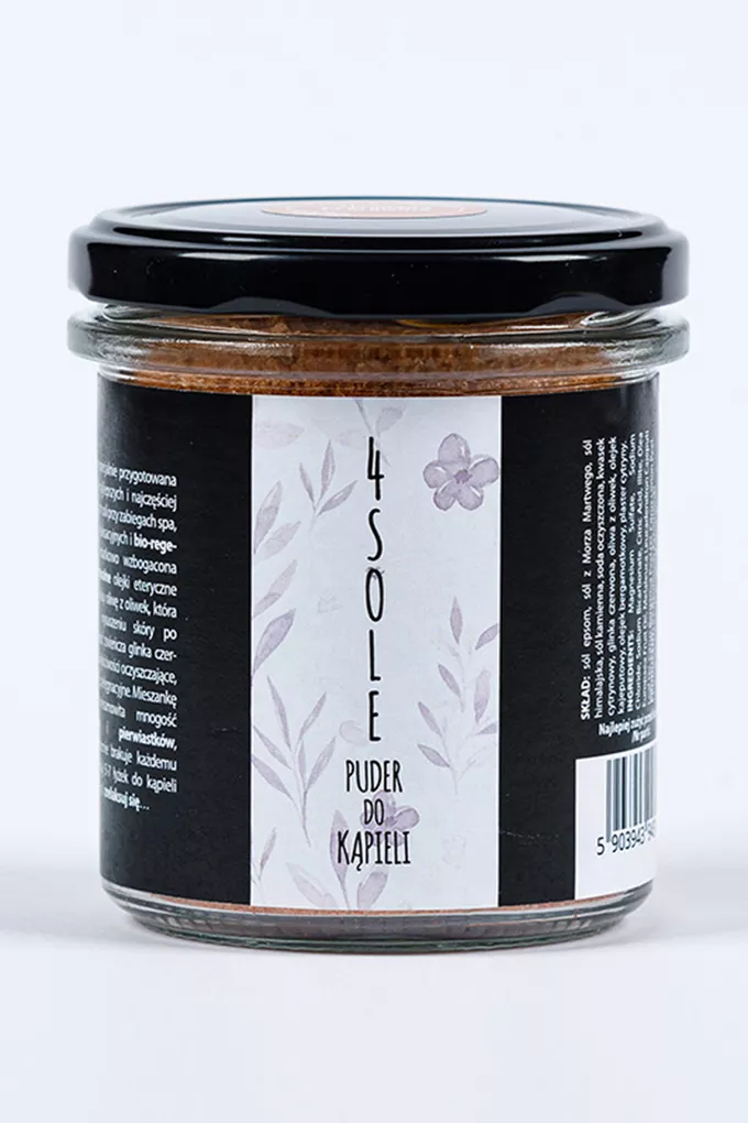 Słomiana Pracownia 4SOLE Puder do kąpieli 300g