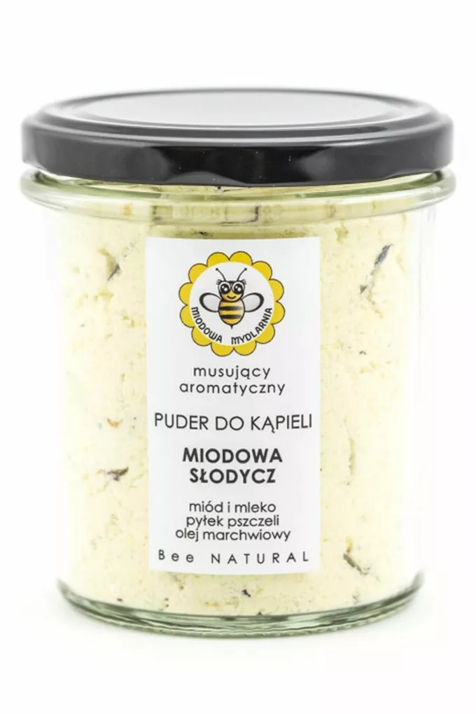 Miodowa Mydlarnia Puder do kąpieli Miodowa Słodycz