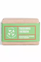 Mydlarnia Cztery Szpaki Mydło Truskawka i Werbena - peelingujące