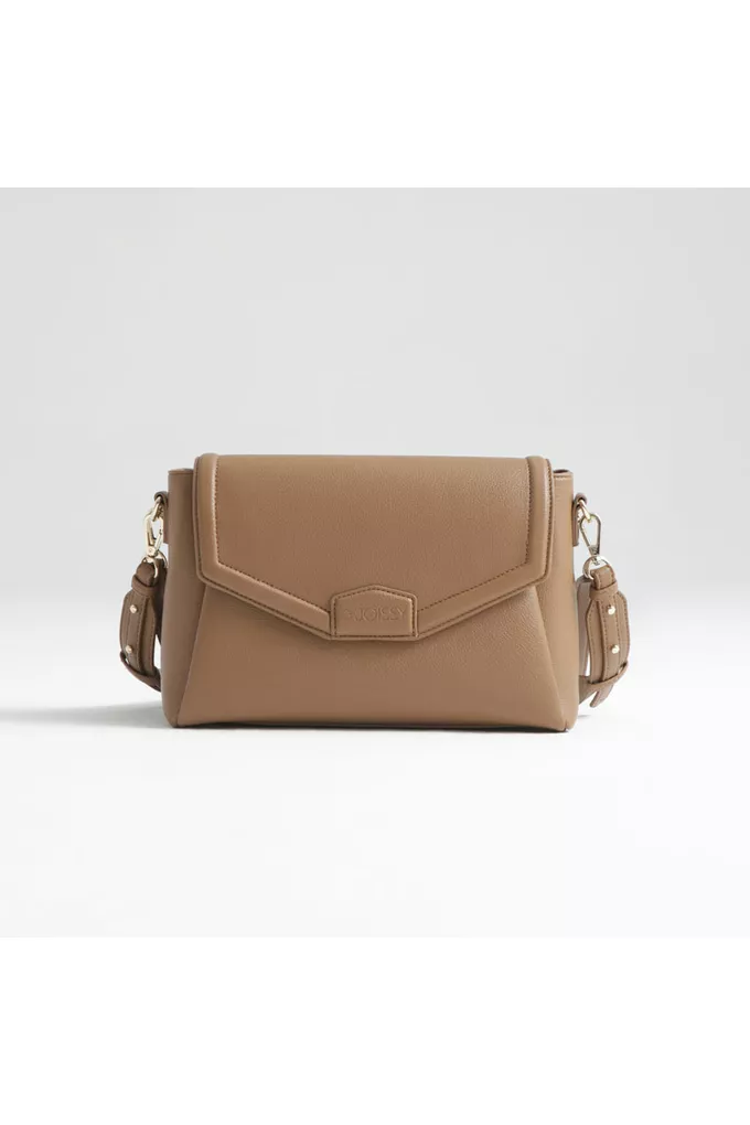 Torebka crossbody Midi Almond 2w1 z przodu