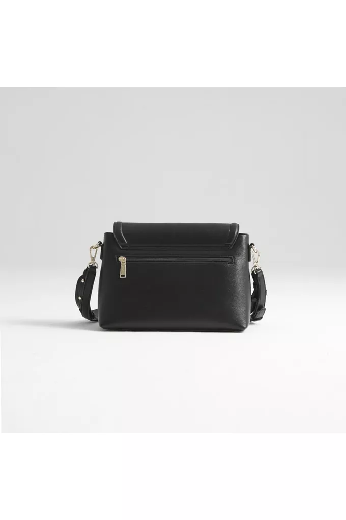 Midi Black 2w1 torebka crossbody dla mamy i organizer do wózka Joissy tył