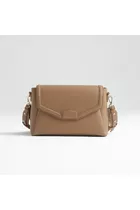 Torebka crossbody Midi Almond 2w1 z przodu