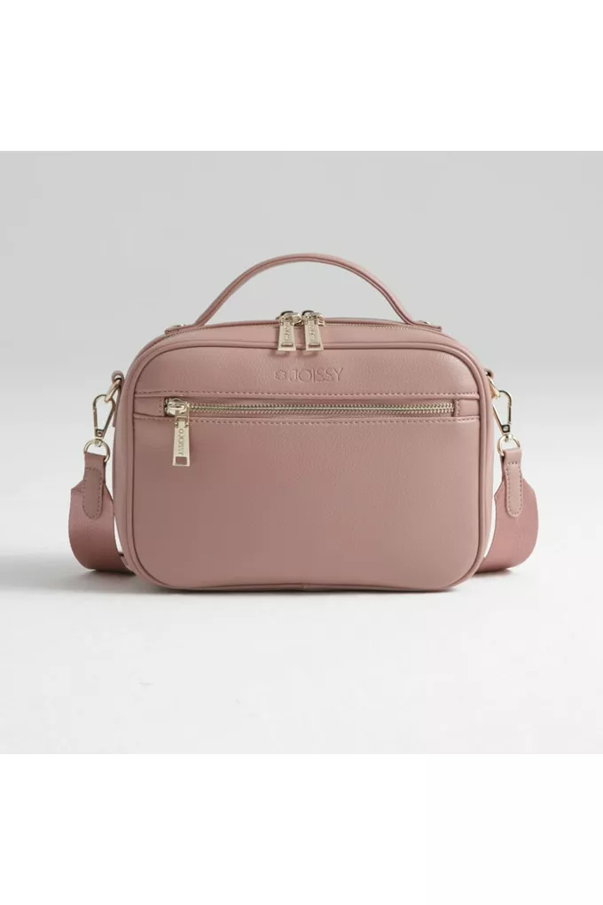 Torebka crossbody Vera Chick Pink 2w1 od Joissy z przodu