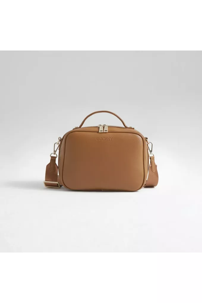 Torebka crossbody Vera Caramel 2w1 od Joissy z tyłu