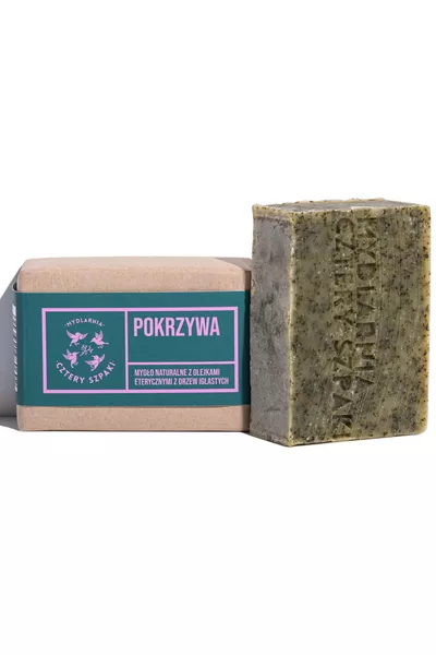 Mydlarnia Cztery Szpaki Mydło Pokrzywa z olejkami eterycznymi z drzew iglastych