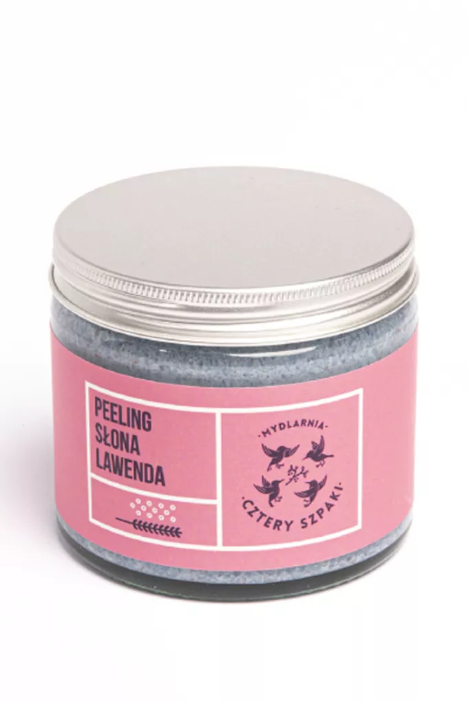Mydlarnia Cztery Szpaki Peeling Słona Lawenda