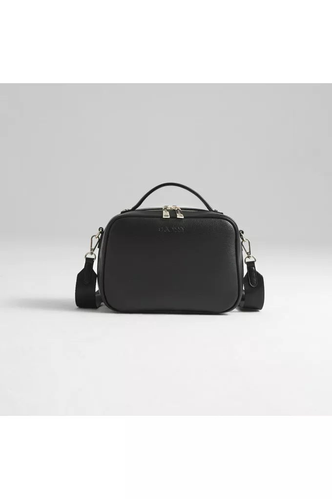 Vera Black 2w1 czarna torebka crossbody dla mamy i do wózka Joissy - tył