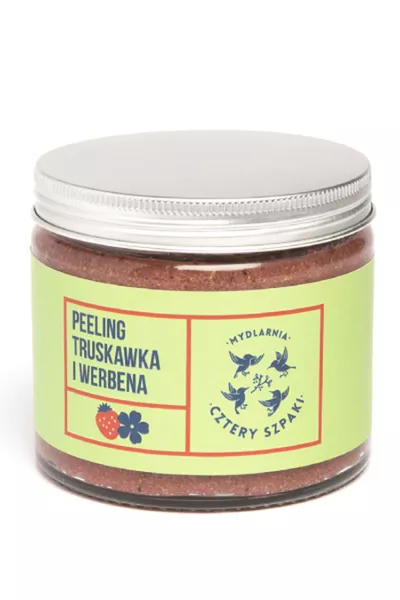 Mydlarnia Cztery Szpaki Peeling Truskawka i Werbena