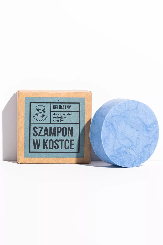 Mydlarnia Cztery Szpaki Delikatny szampon do włosów w kostce