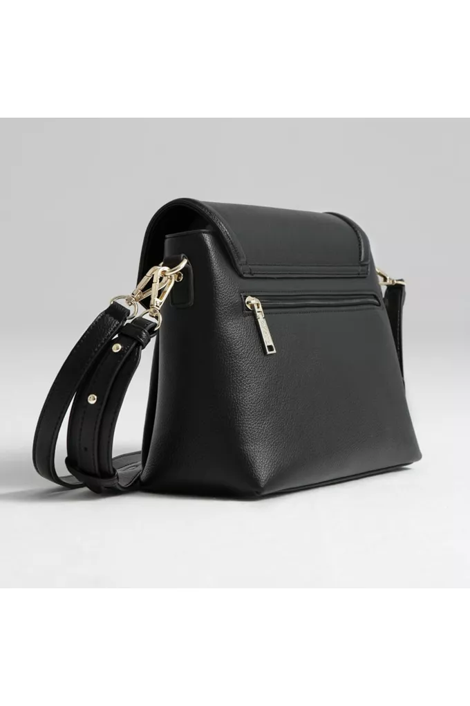 Midi Black 2w1 torebka crossbody dla mamy i organizer do wózka Joissy z boku