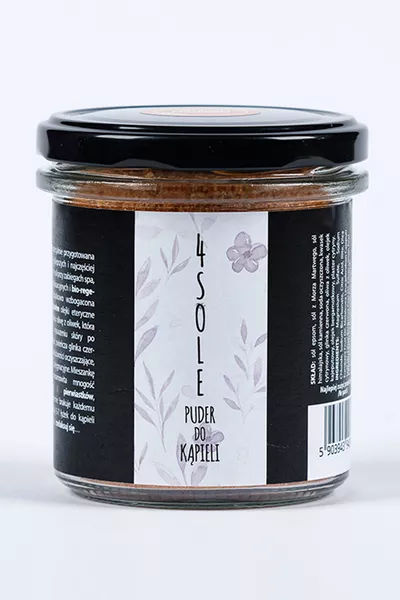 Słomiana Pracownia 4SOLE Puder do kąpieli 300g