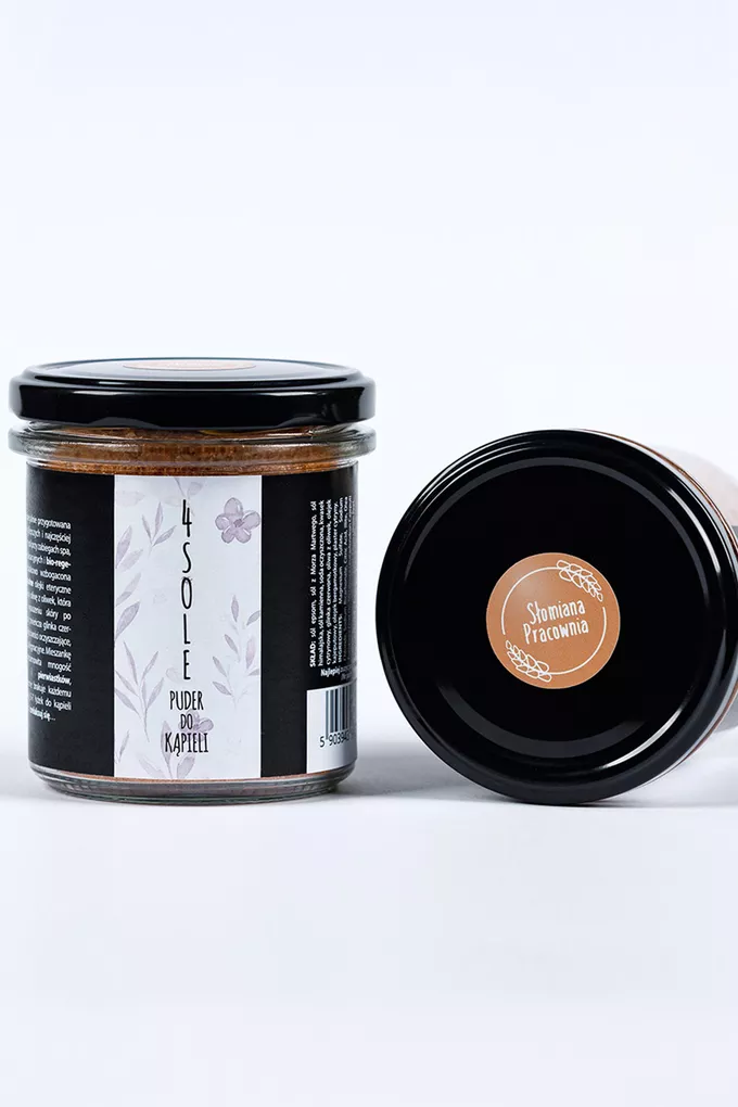 Słomiana Pracownia 4SOLE Puder do kąpieli 300g