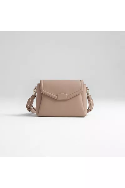 Midi Blush Beige 2w1 torebka crossbody dla mamy i organizer do wózka Joissy