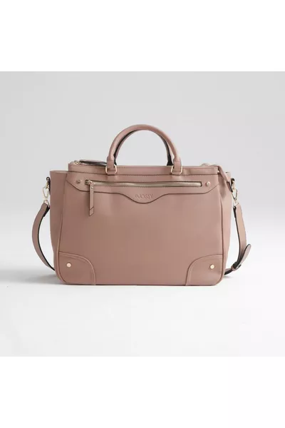 Przód torby dla mamy Joissy Carla Dusty Pink