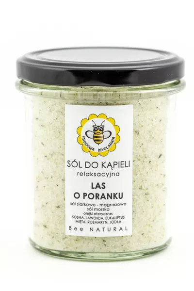 Miodowa Mydlarnia Sól do kąpieli Las o poranku