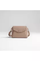 Midi Blush Beige 2w1 torebka crossbody od Joissy widok z przodu