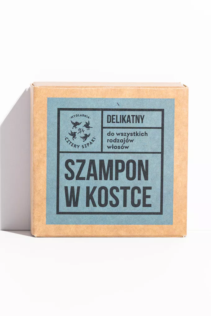 Mydlarnia Cztery Szpaki Delikatny szampon do włosów w kostce