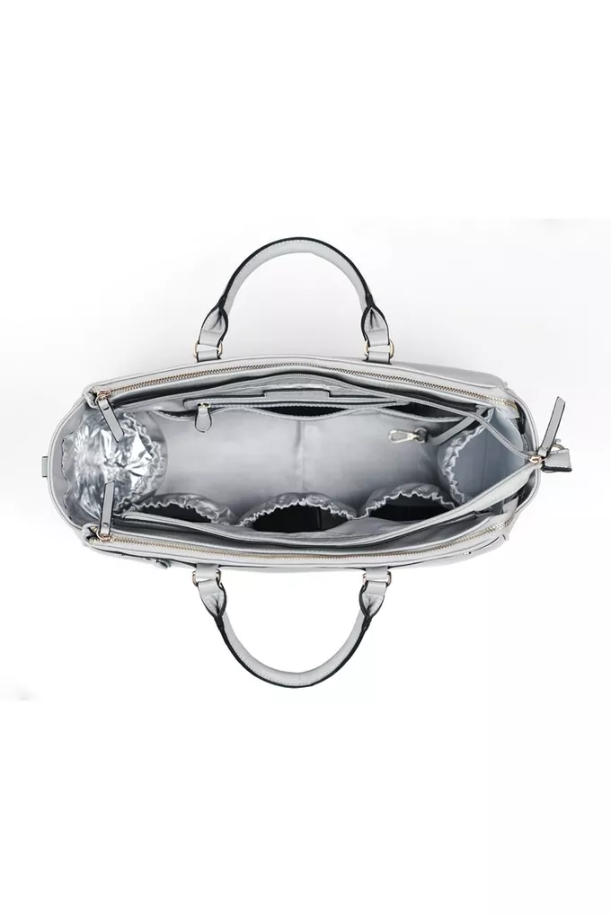 Środek torba do wózka Carla Light Gray Joissy