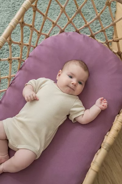 POOFI Prześcieradło do wózka Organic kolor: fiołek