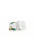 2-pak pieluszka bambusowa Tropical 73×73 cm kolor: tukany i gładki