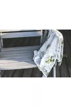 POOFI 2-pak pieluszka bambusowa Tropical 73×73 cm kolor: tukany i gładki