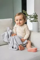 POOFI Kocyk bambusowy Oslo kolor: morelowy