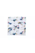 Otulacz bambusowy Ocean 120x120cm kolor: wieloryby