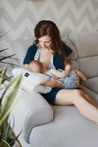 POOFI Poduszka do karmienia na rękę kolor: popiel